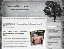 Tablet Screenshot of centre-livre.com